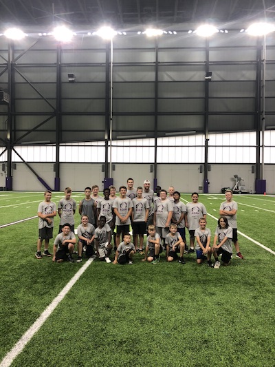 First-ever Adam Thielen Youth Football Camp Recap