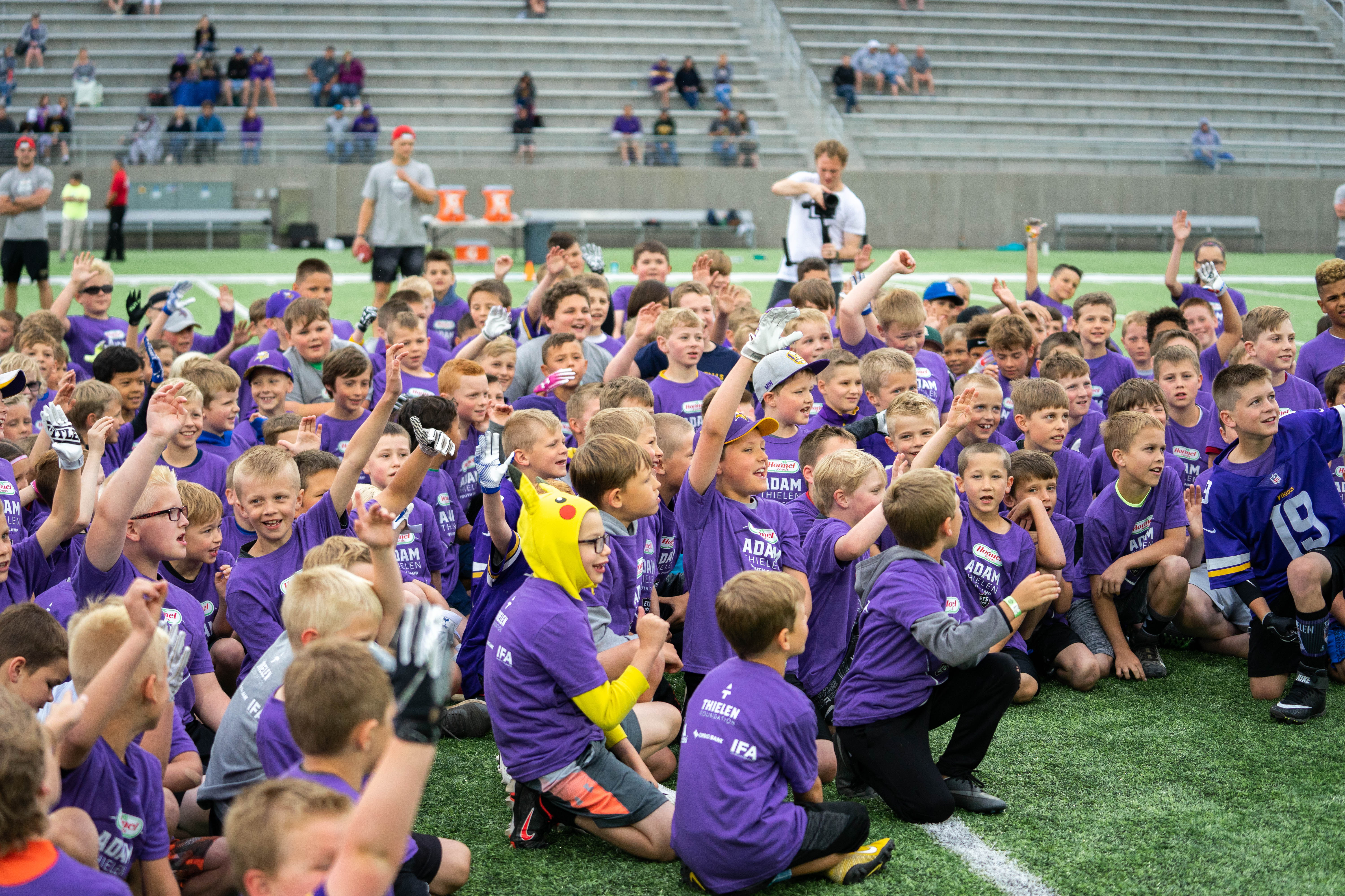 2020 Adam Thielen Football Camp - Thielen Foundation