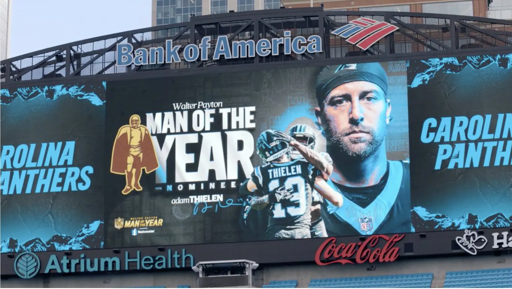 Adam Thielen WPMOY walter payton man of the year nominee